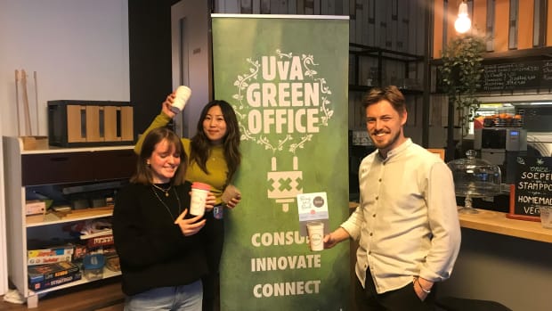 Will the UvA switch to the Billie Cup? &lsquo;Disposable cups are also convenient&rsquo;